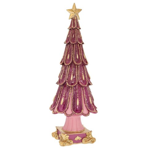 ALBERO ROSA STELLA ORO 13X12,5X36,5CM